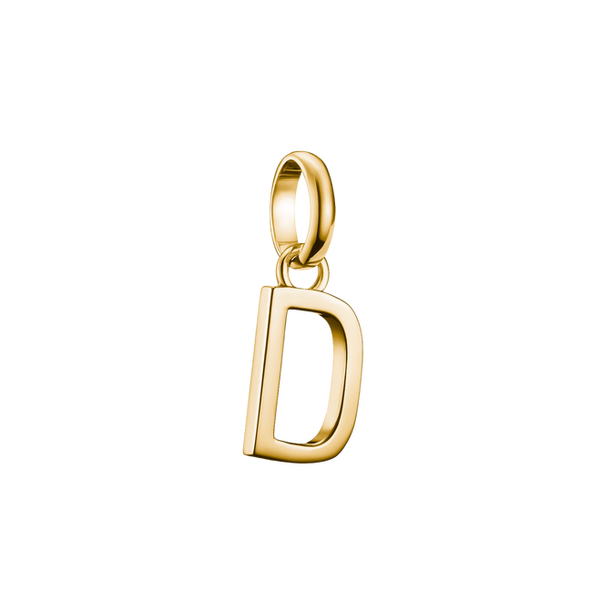 Charm Connect D Vergoldet