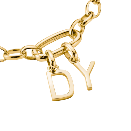 Charm Connect D Vergoldet