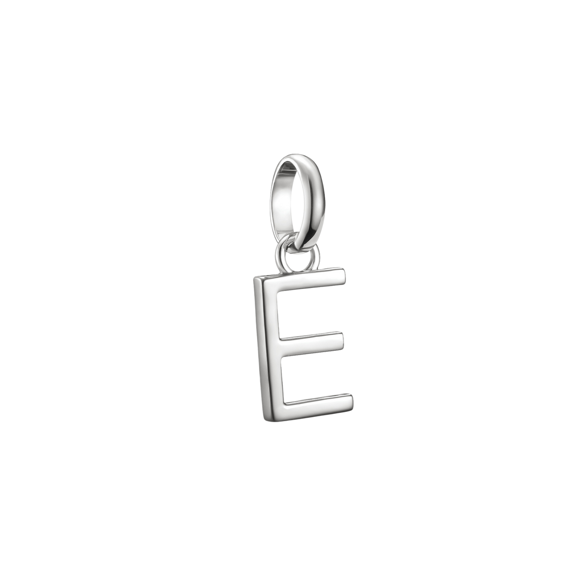 Charm Connect Buchstabe E Silber