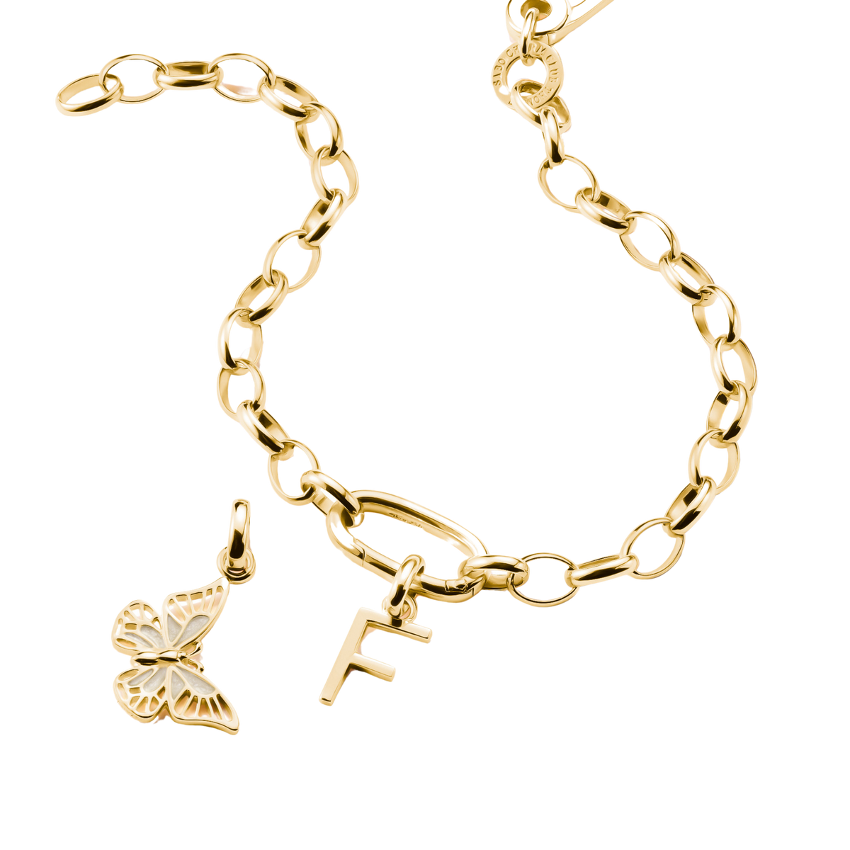 Charm Connect F Vergoldet