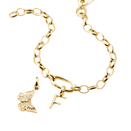 Charm Connect F Vergoldet