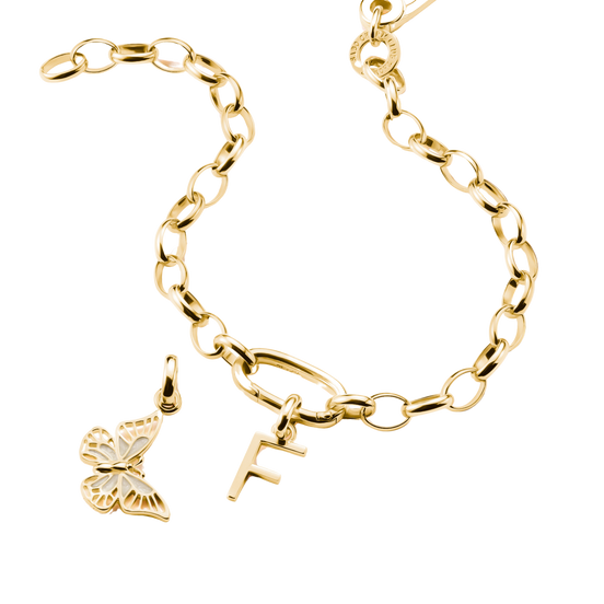 Charm Connect F Vergoldet