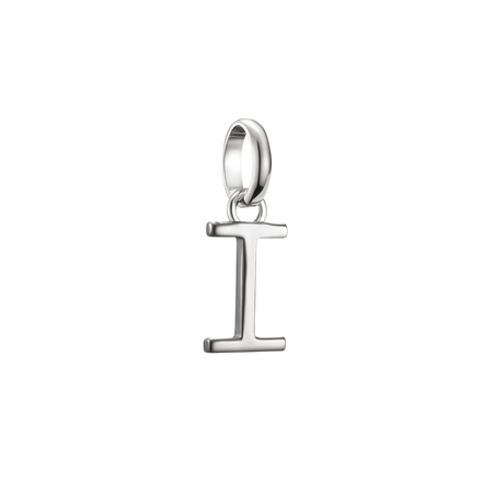 Charm Connect Buchstabe I Silber