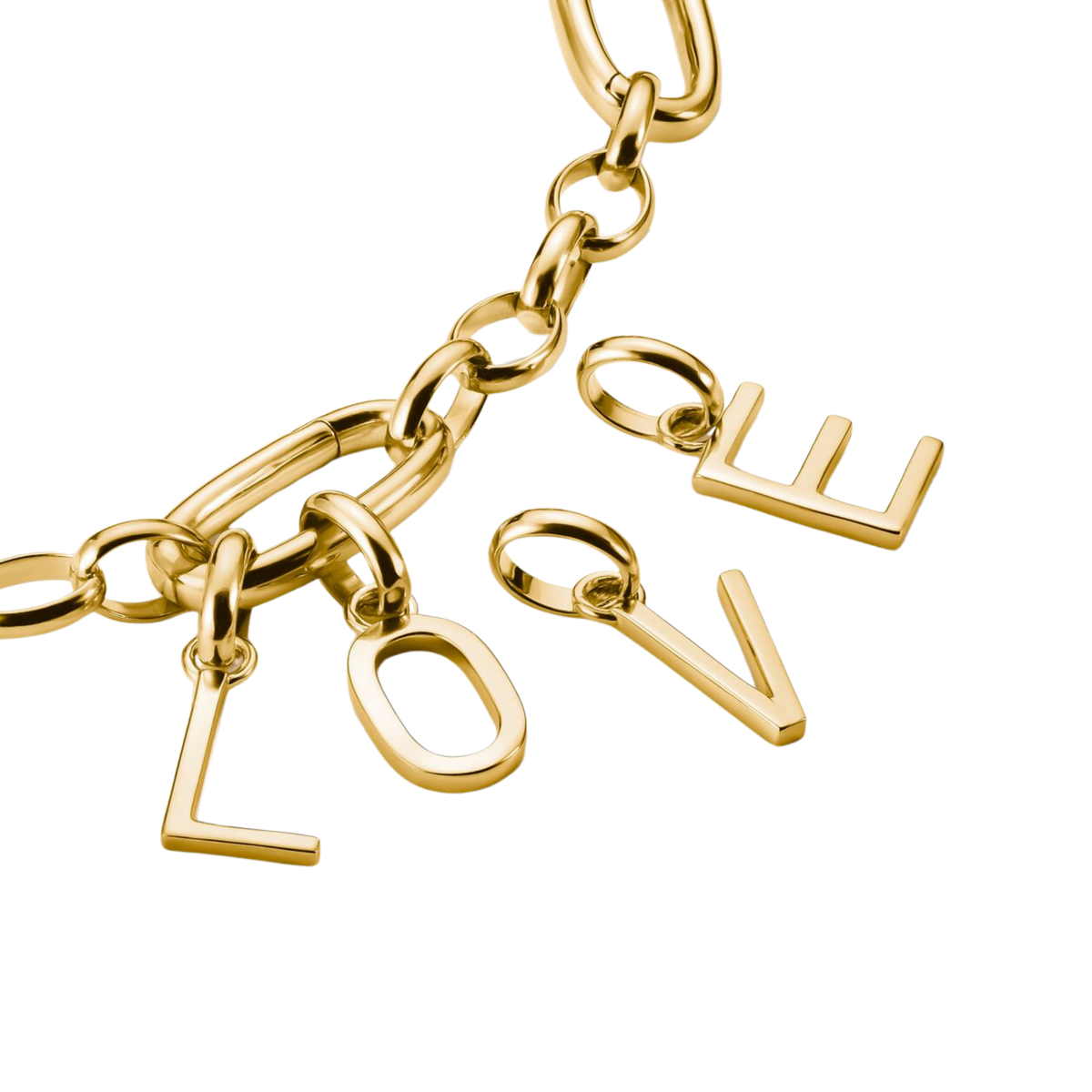 Charm Connect O Vergoldet