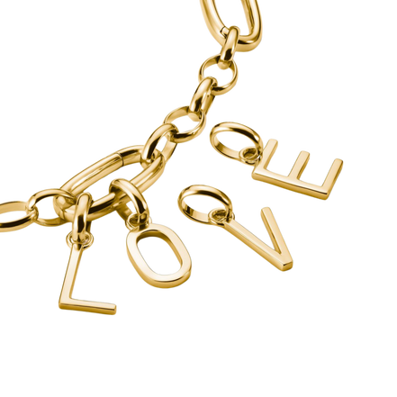 Charm Connect O Vergoldet