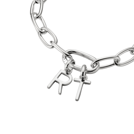 Charm Connect Buchstabe R Silber