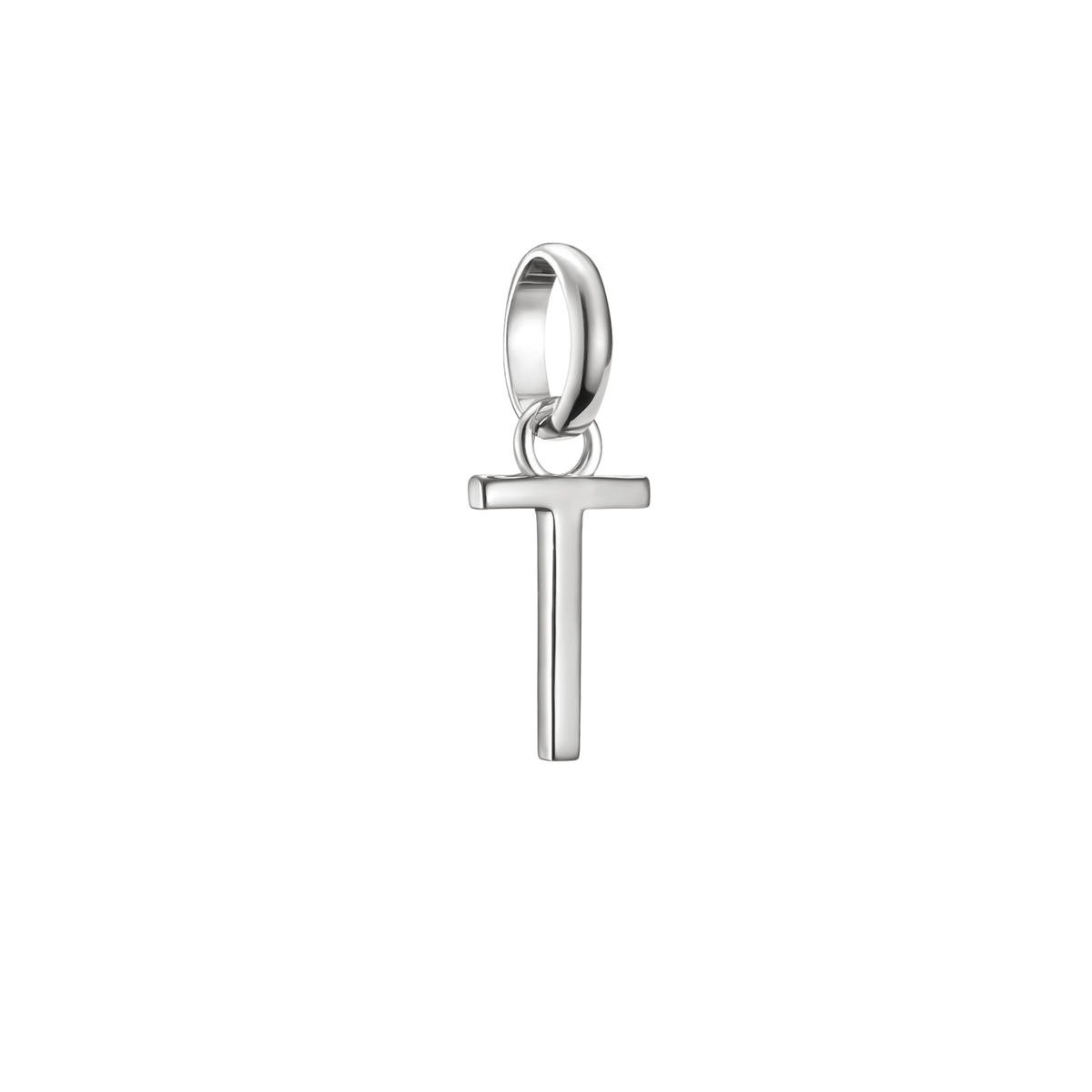Charm Connect Buchstabe T Silber