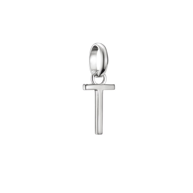 Charm Connect Buchstabe T Silber