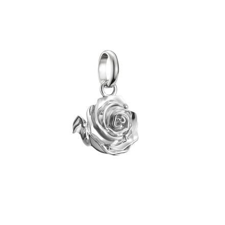 Charm Connect Rosenblüte Silber