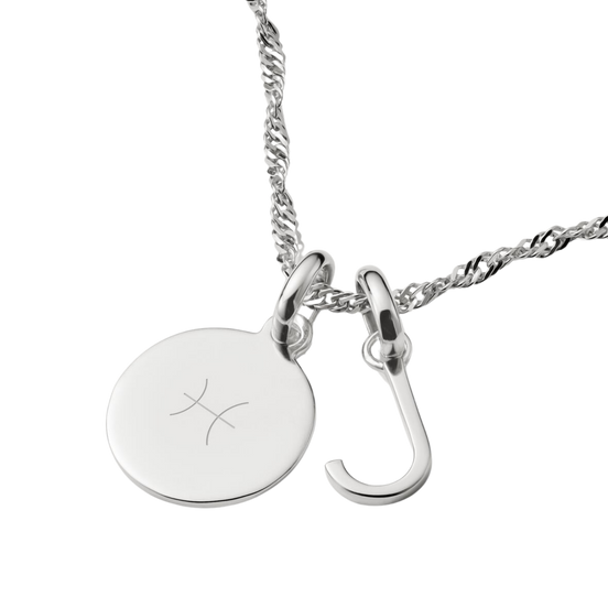 Charm-Anhänger Connect Coin Silber