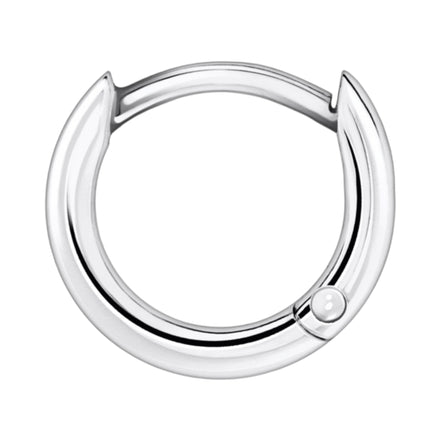 Einzel Creole "Classic" Silber