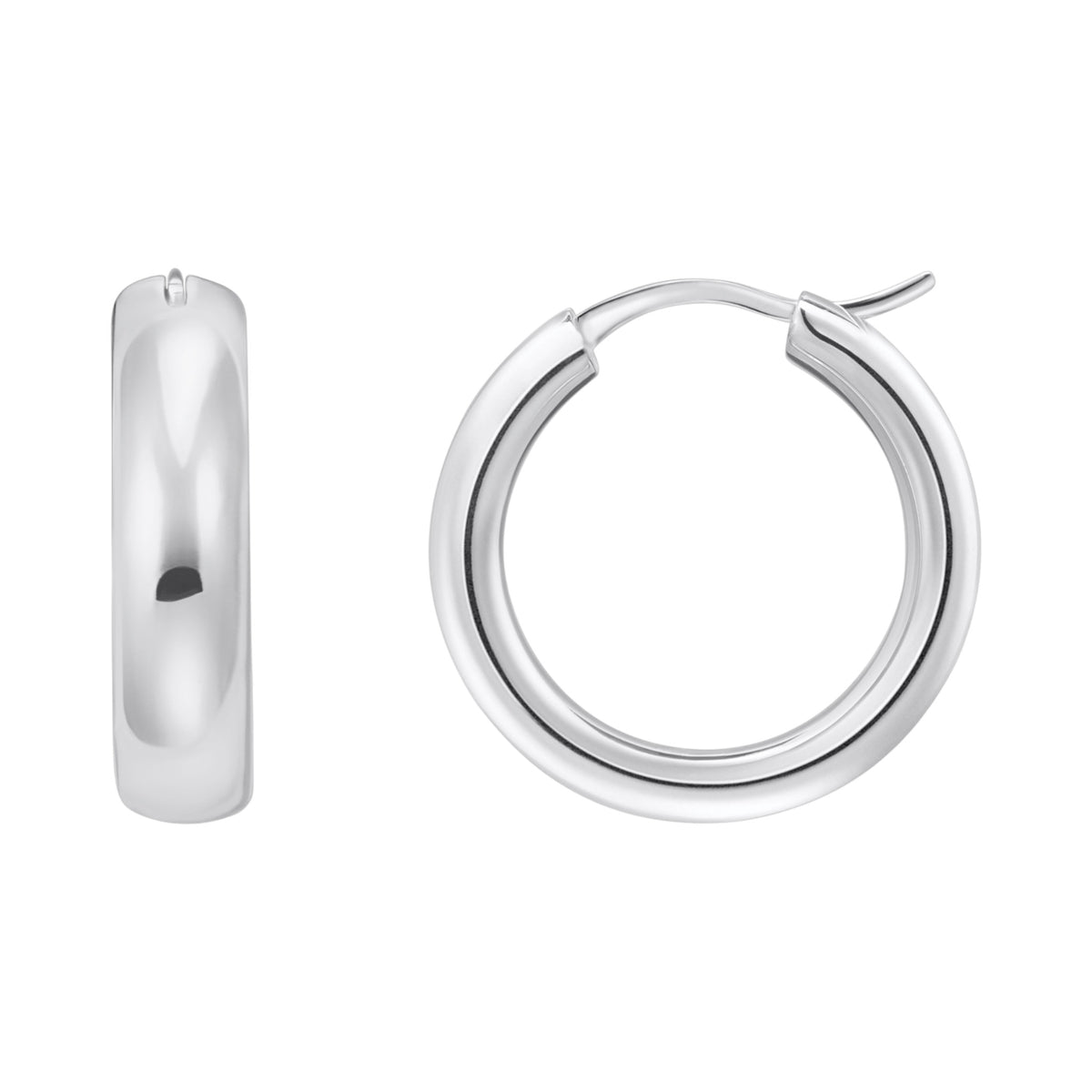 Creolen Chunky Rund Silber