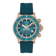 Uhr Seastar 1000 Quartz Chronograph 38mm türkis T1202