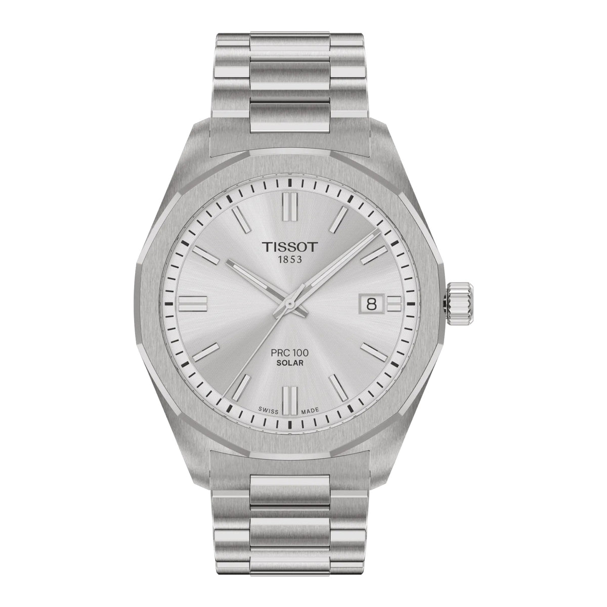 Uhr PRC 100 Solar 39mm silberfarben T1514221103100