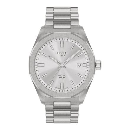 Uhr PRC 100 Solar 39mm silberfarben T1514221103100