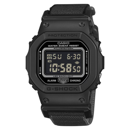 G-Shock Herrenuhr schwarz Polyesterband