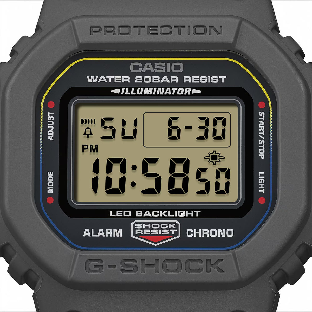 G-Shock Herrenuhr bunt Polyesterband
