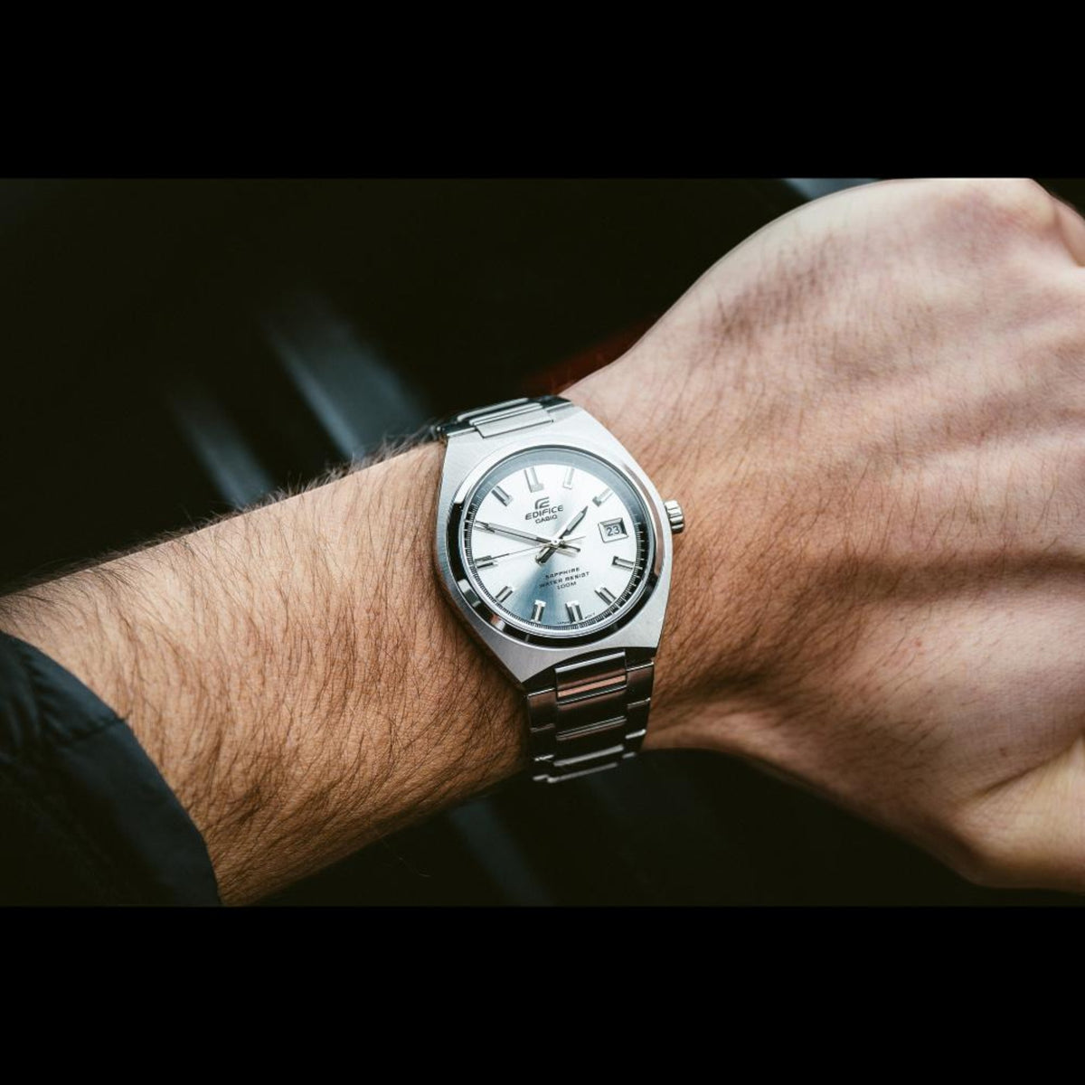 Edifice Herrenuhr Silber