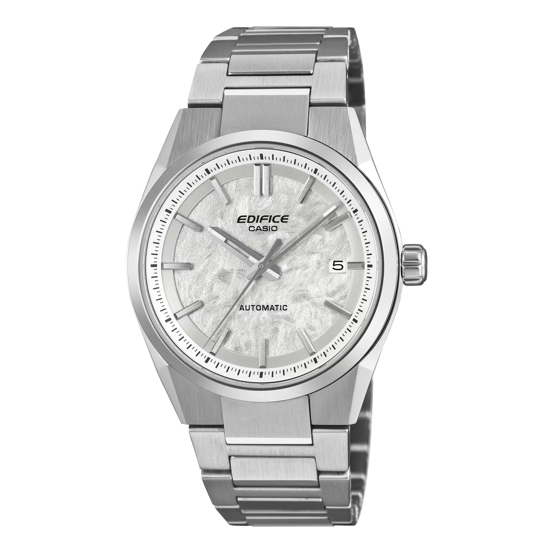 Edifice Automatic Herrenuhr silber/weiß