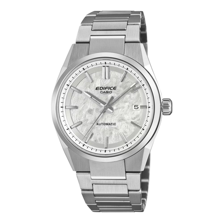 Edifice Automatic Herrenuhr silber/weiß