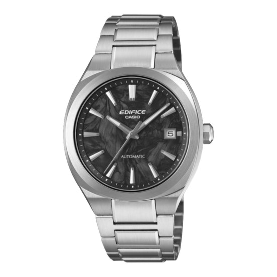 Herrenuhr silberfarben schwarz