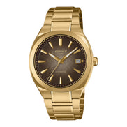 Herrenuhr goldfarben braun