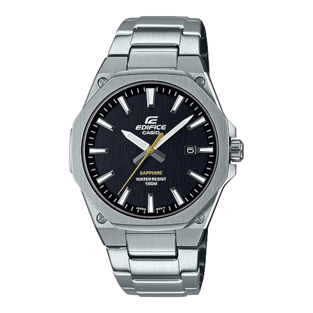Uhr Herren "Edifice" Edelstahl, silber, schwarz EFR-S1