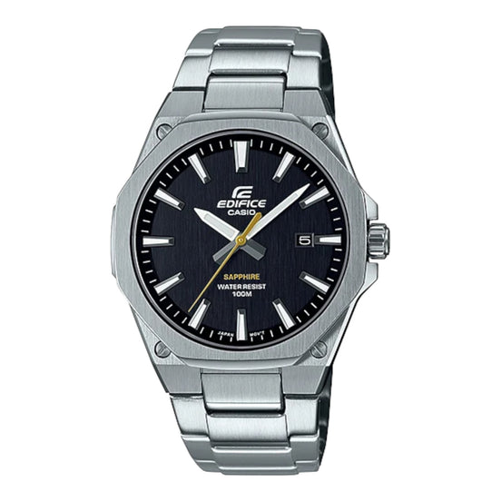 Uhr Herren "Edifice" Edelstahl, silber, schwarz EFR-S1
