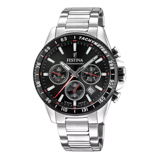 Herrenuhr Timeless Chrono,Edelstahl Armband F20560/6
