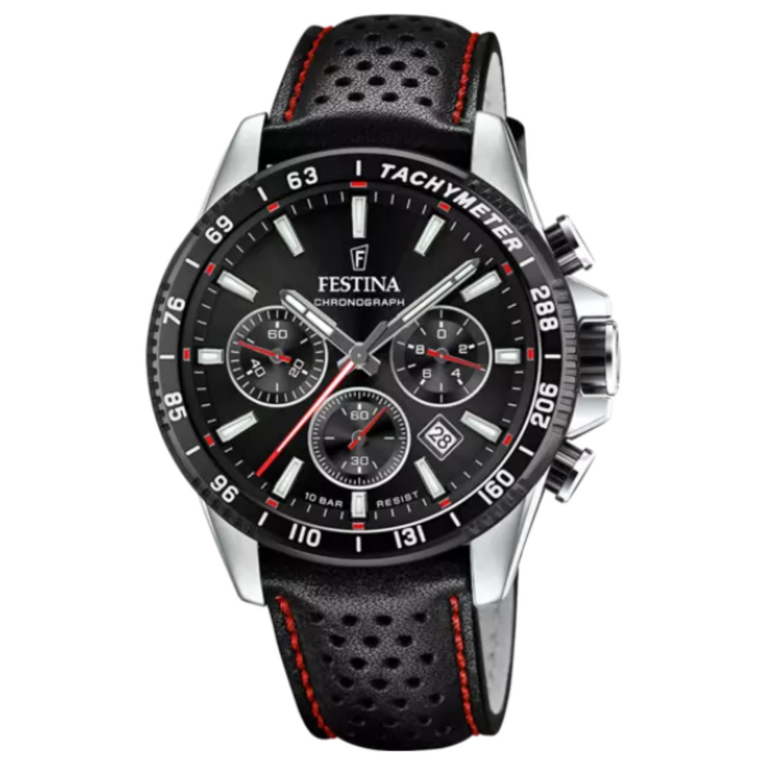 Herrenuhr Timeless Chrono Lederarmband F20561/4
