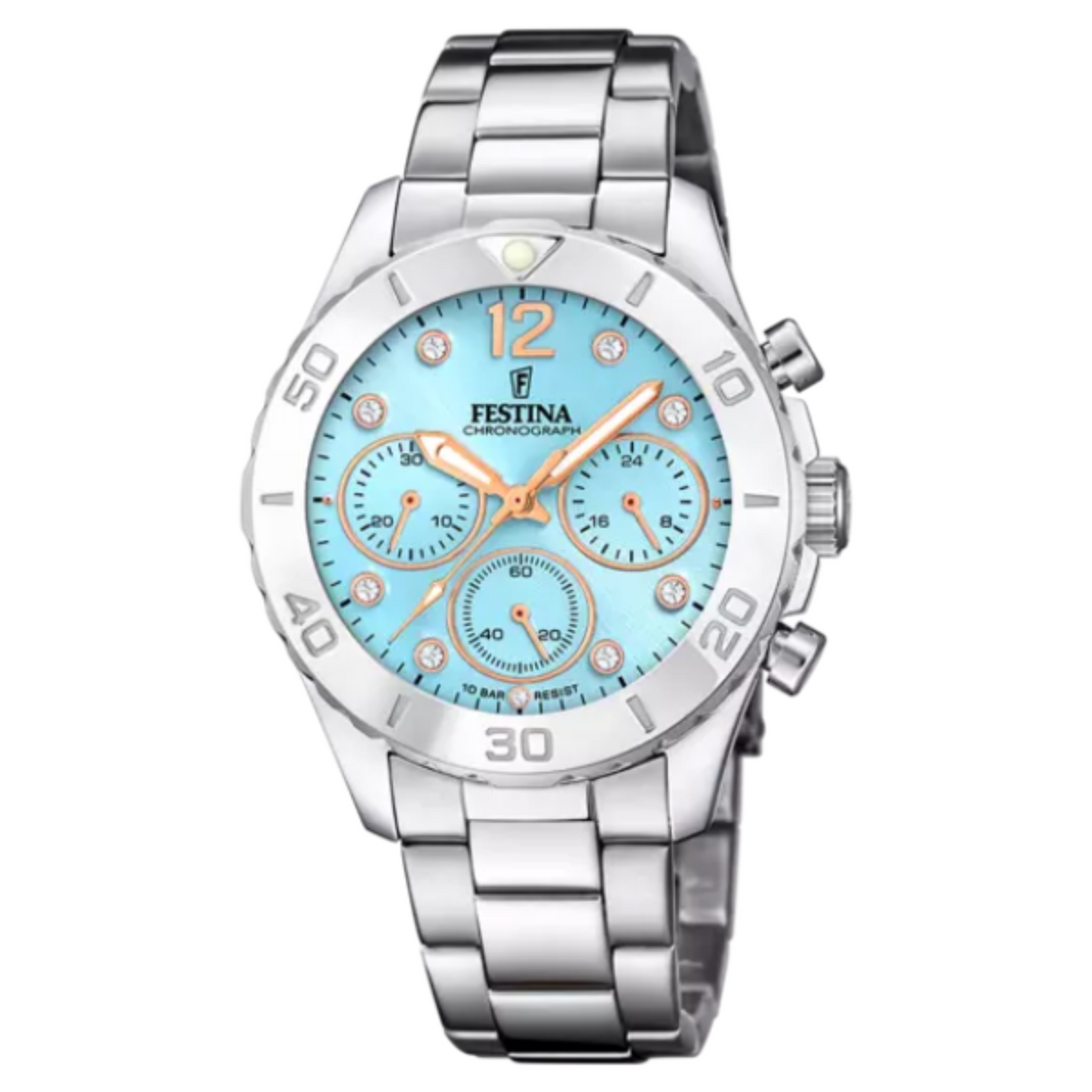 Damenuhr Boyfriend Collection Hellblau F20603/4