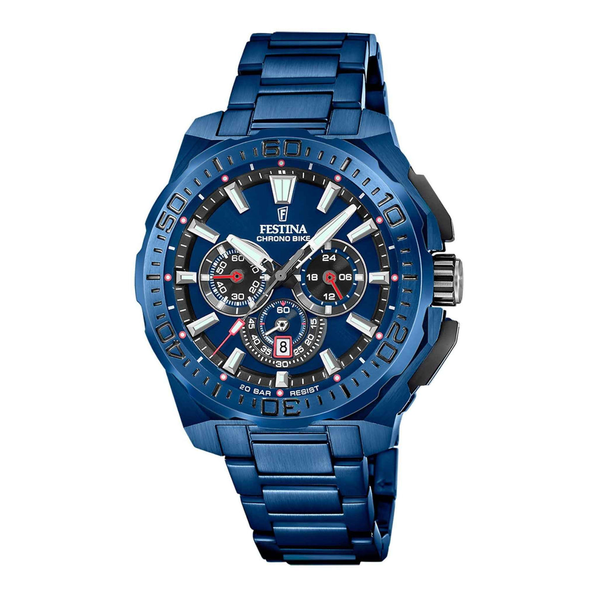 Herrenuhr Chrono Bike Spezialausgabe Blau