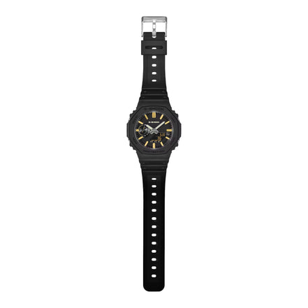 Herrenuhr schwarz gold