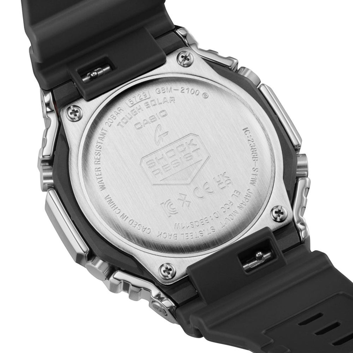 G-Steel schwarzes Zifferblatt