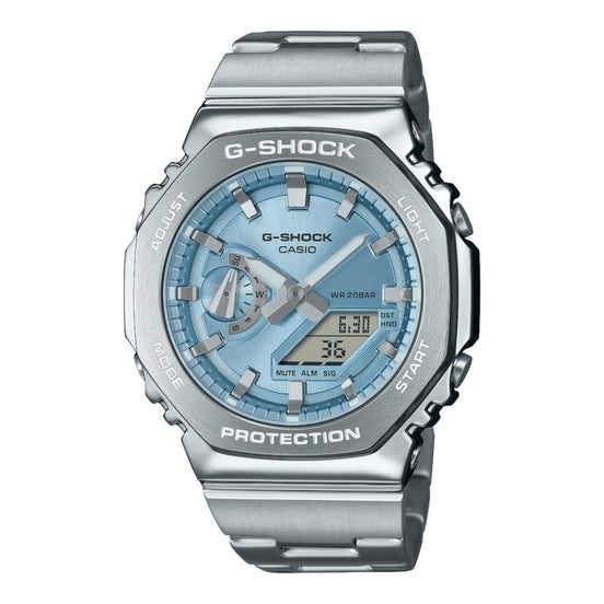 G-Shock Herrenuhr Silber Blau