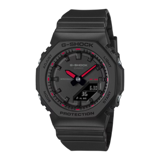 Uhr G-Shock Classic schwarz-rot