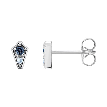 Ohrstecker "Royal Steine" Silber