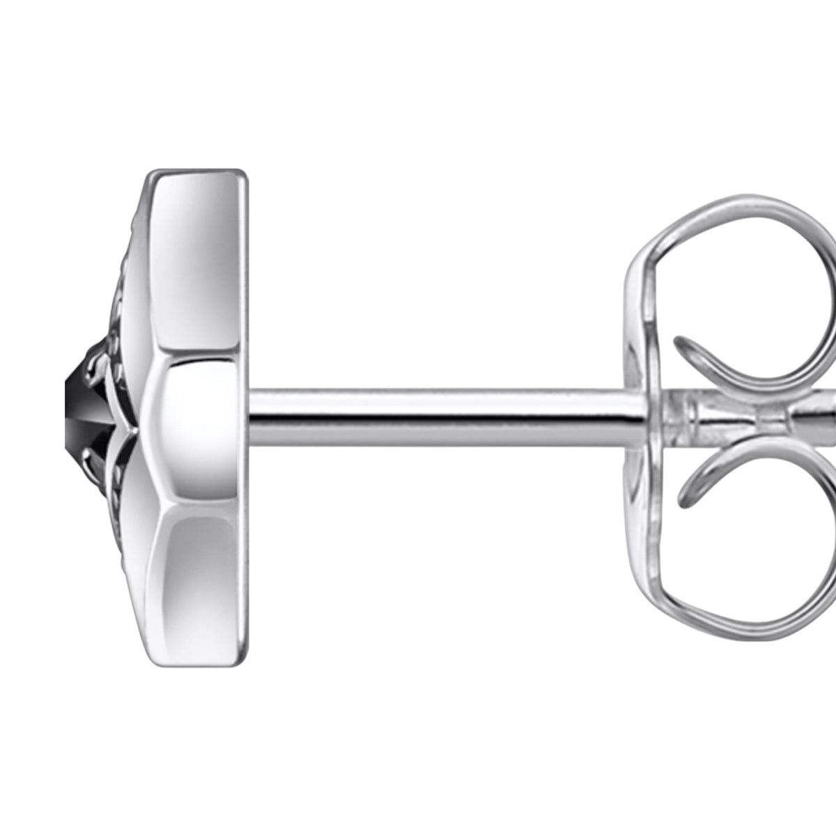 Einzel-Ohrstecker mit Stein