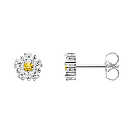 Ohrstecker Gänseblume klein Silber