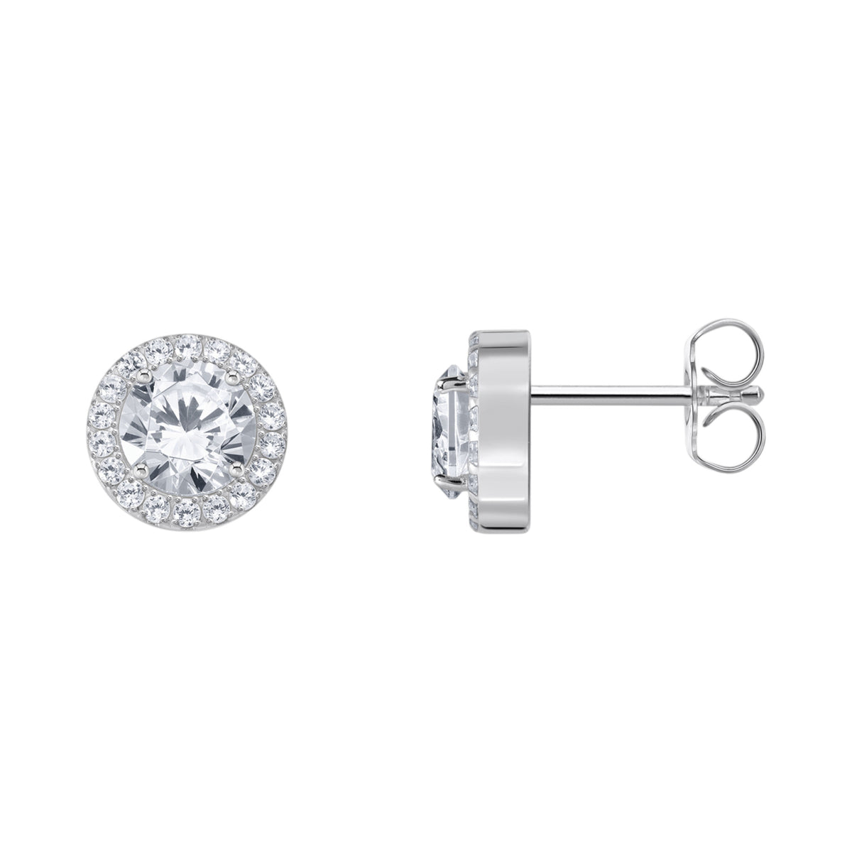Ohrstecker Zirkonia Brillantschliff