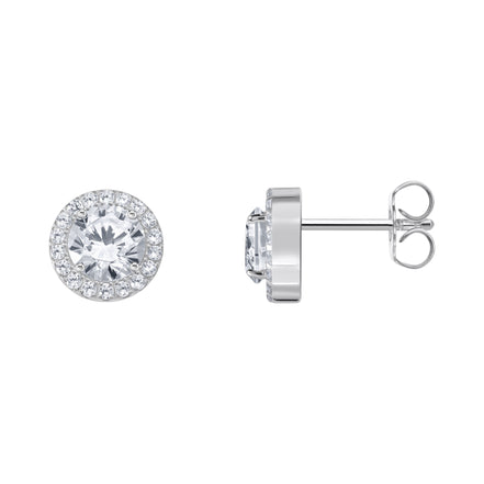 Ohrstecker Zirkonia Brillantschliff