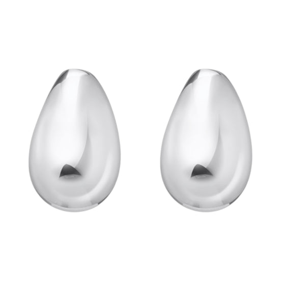 Ohrringe Teardrop-Form Silber