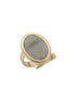 Ring größenverstellbar mit Glasperle