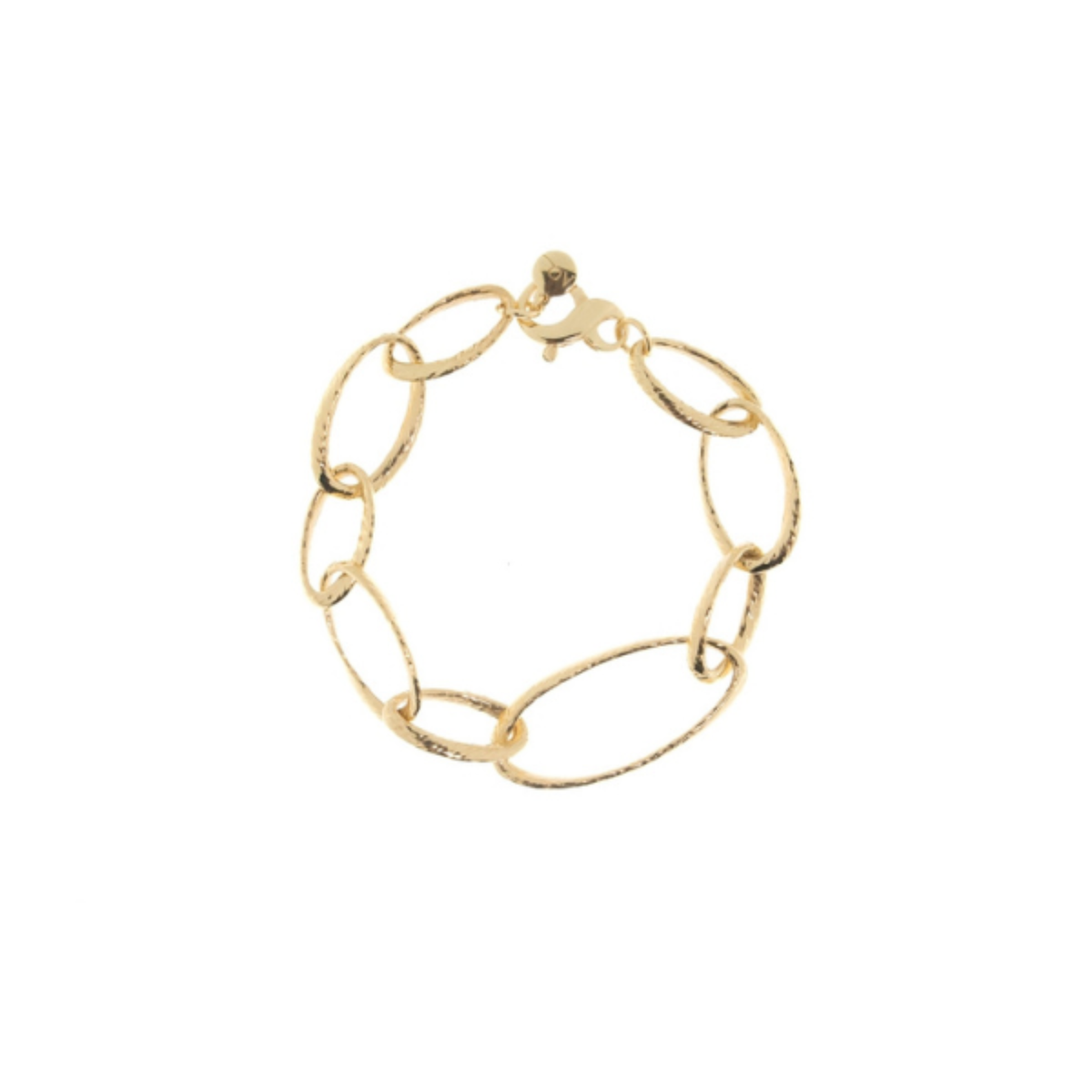 Armband ovale Ringe vergoldet
