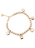 Armband mit Würfel und Perlmutt