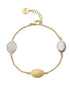 Armband bicolor mit ovalen Elementen