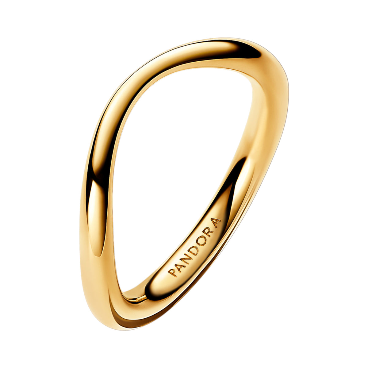 ESSENCE Ring organisch stapelbar vergoldet
