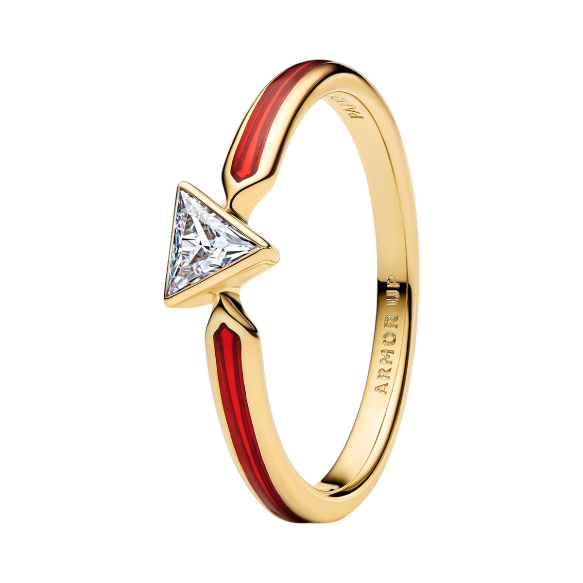 MARVEL Ring Iron Man goldfarben rot