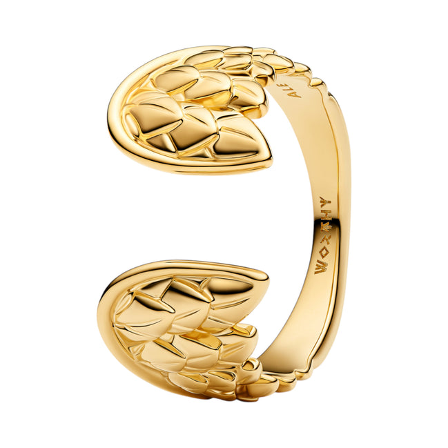 MARVEL Ring Thor Flügel goldfarben