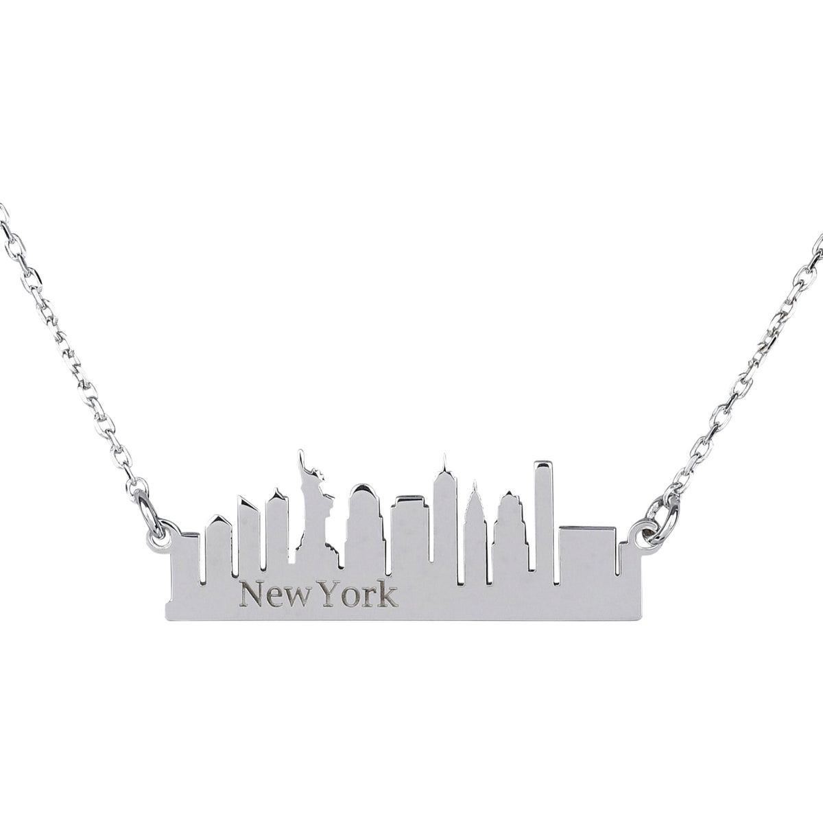 Halskette mit der Skyline von NewYork